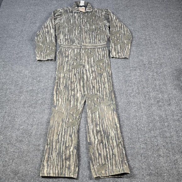 Vintage Walls Blizzard-Pruf Coveralls Youth L XL Camo Realtree Insulate Hunt USA - Picture 1 of 16